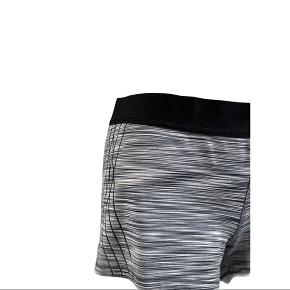 Forever 21 Striped Bike Shorts Black Medium - Picture 14 of 15